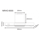 Nutzen 樂斯 NRHO-9000 90厘米 960m³/h 不銹鋼體感雙摩打電熱除油抽油煙機